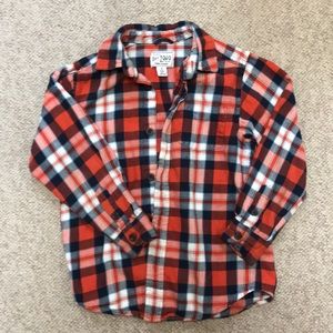 Flannel Plaid long sleeve shirt